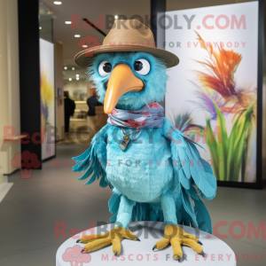 Turkis Archaeopteryx maskot...