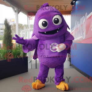 Disfraz de mascota Purple...