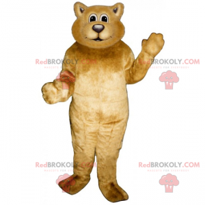 Mascote urso macio - Redbrokoly.com