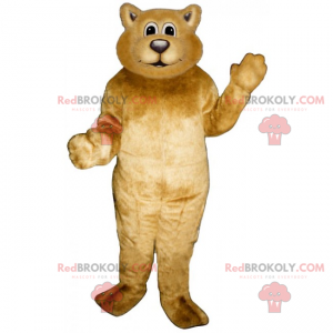 Mascotte d'ourson tout doux - Redbrokoly.com