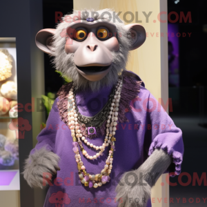 Lavender Baboon mascot...