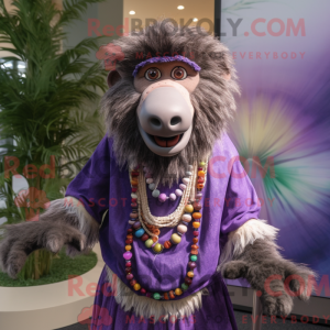 Lavendel bavian maskot...