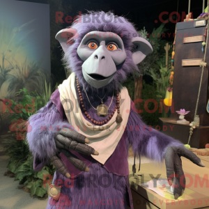 Lavendel bavian maskot...