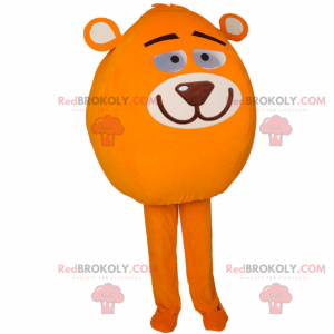 Mascotte d'ourson tout rond - Redbrokoly.com