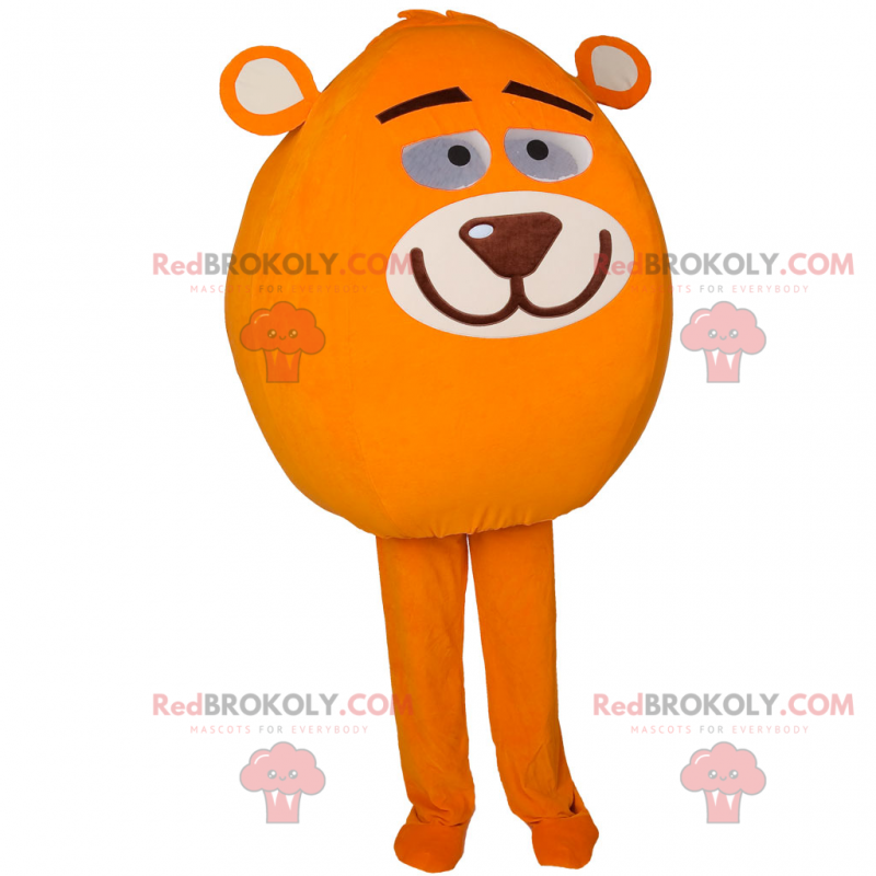 Mascotte orso rotondo - Redbrokoly.com