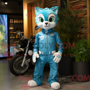 Costume de mascotte de chat...