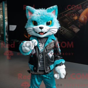 Costume de mascotte de chat...