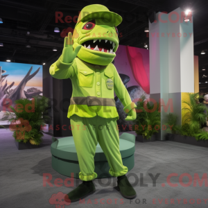 Limegrønn Megalodon...