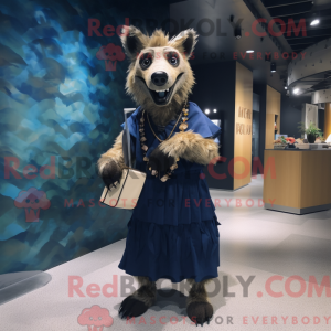 Postava maskota Navy Hyena...