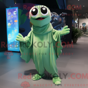 Olive Stingray mascot...