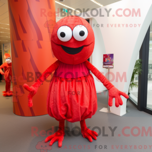 Maskottchenkostüm Rote...