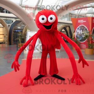 Red Spider-maskotdraktfigur...