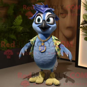 Olive Blue Jay maskerad...