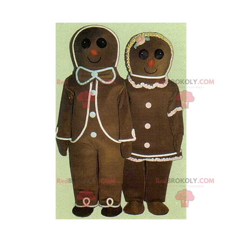 Feiertagsmaskottchen - Lebkuchenpaar - Redbrokoly.com Feiertagsmaskottchen - Lebkuchenpaar - Redbrokoly.com
