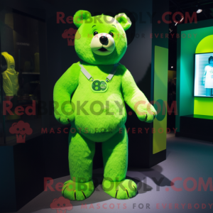 Maskotdraktfigur Lime Green...