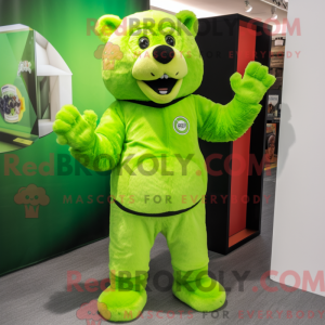 Disfraz de mascota del oso...