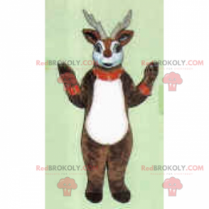Mascote de férias - Rena - Redbrokoly.com