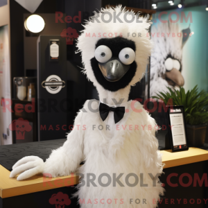 Mascotte d émeu blanc...