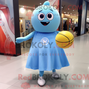 Sky Blue Volleyball Ball...