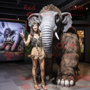 Silver Mammoth mascot...