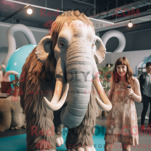 Silver Mammoth mascot...