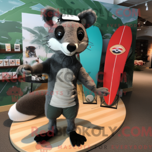 Postava maskota Grey Marten...