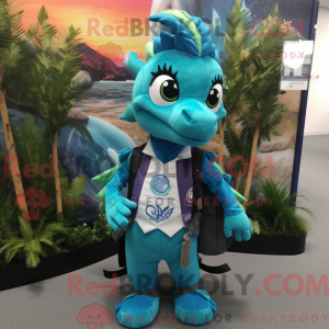 Turquoise zeepaardje...