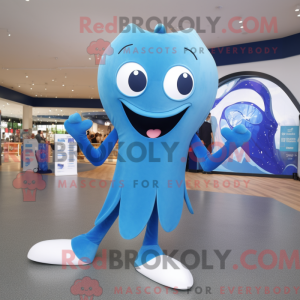 Blue Stingray mascot...