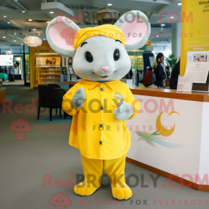 Yellow Chinchilla mascot...
