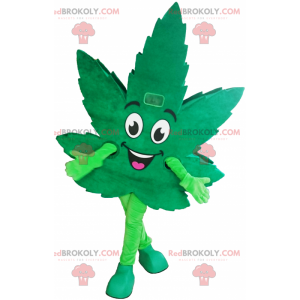 Cannabis blad maskot - Redbrokoly.com