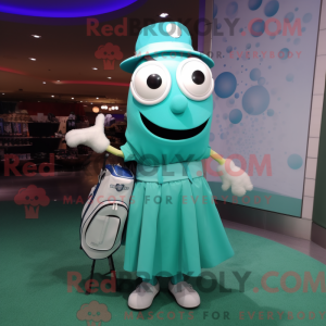 Disfraz de mascota Cyan...