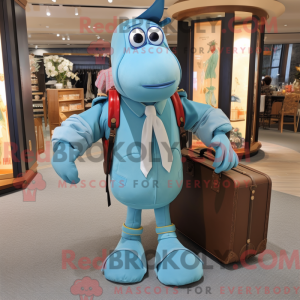 Disfraz de mascota Sky Blue...