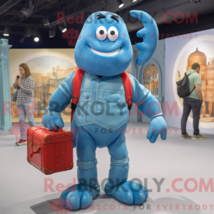 Disfraz de mascota Sky Blue...