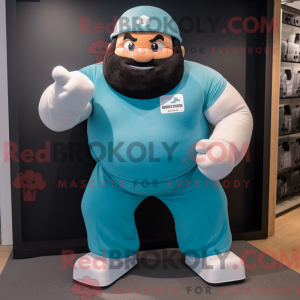 Costume de mascotte de Cyan...