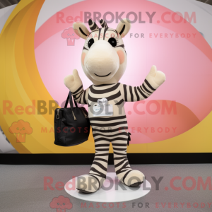 Máscara de zebra creme com...