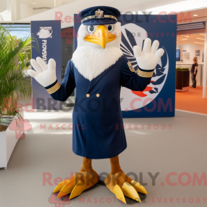 Disfraz de mascota de Navy...