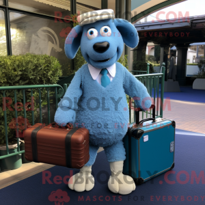 Postava maskota Sky Blue...