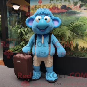 Disfraz de mascota Sky Blue...