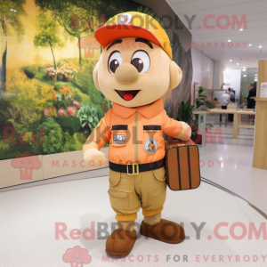 Abrikos maskot kostume...