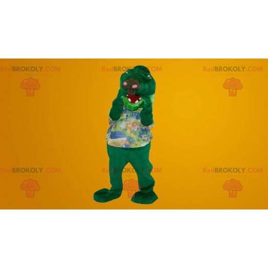 Krokodil dinosaurus slang mascotte - Redbrokoly.com