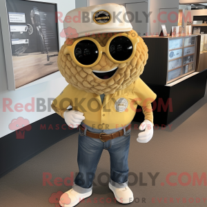 Maskottchenkostüm Gold...