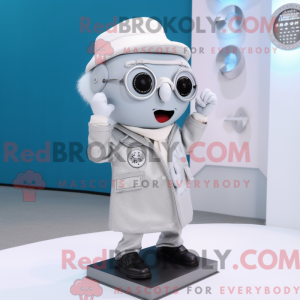 Silver Phone mascot costume...