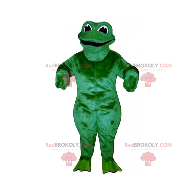 Mascota rana sonriente - Redbrokoly.com Mascota rana sonriente - Redbrokoly.com