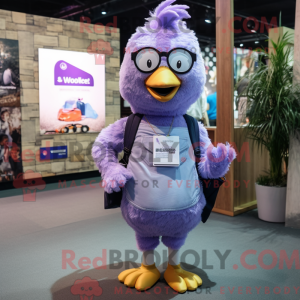 Lavender Hens mascot...