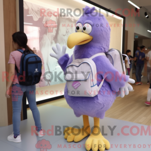 Lavendel høner maskot drakt...