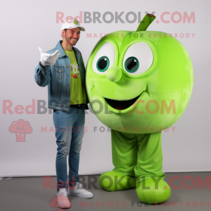 Limegrönt...