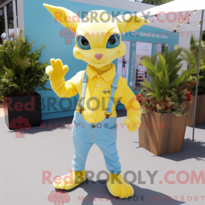 Citrongul Chupacabra maskot...
