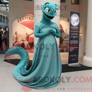 Postava maskota Teal Hydra...