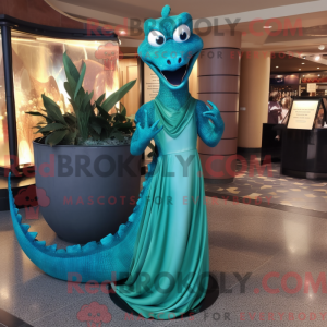Postava maskota Teal Hydra...