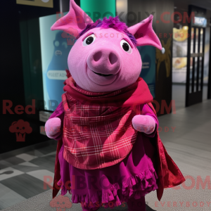 Magenta Sow máscara de...